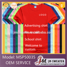 High Quality Cheap Price Custom Logo Men's Advertising T Shirt Printing